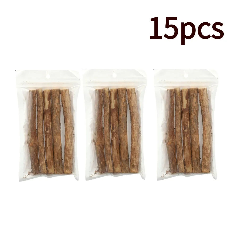 5Pcs Natural Catnip Pet Cat Molar Toothpaste Stick Cat Kitten Chew Toys Pet Supplies Cat Snacks Sticks Healthy Pet Accessories