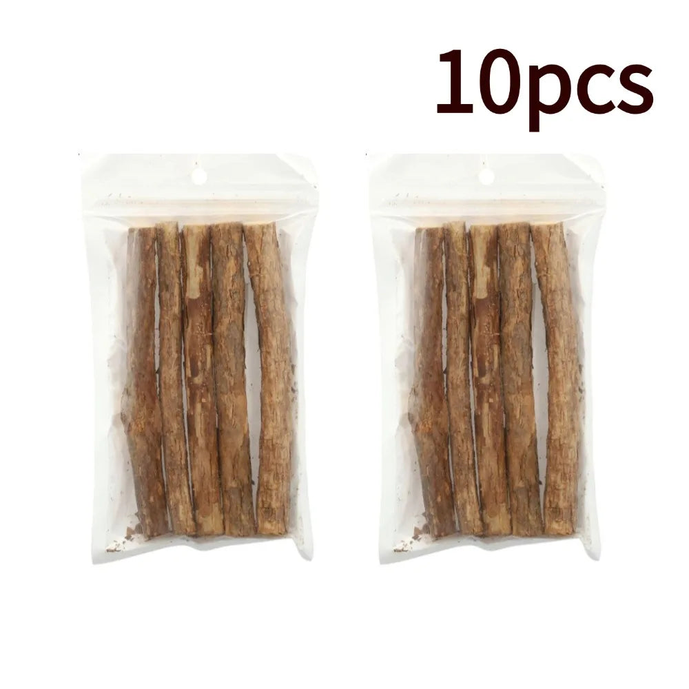 5Pcs Natural Catnip Pet Cat Molar Toothpaste Stick Cat Kitten Chew Toys Pet Supplies Cat Snacks Sticks Healthy Pet Accessories